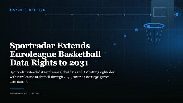 Sportradar Extends Euroleague Basketball Data Rights to 2031