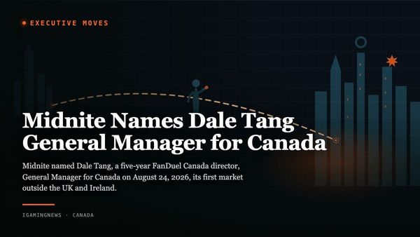Midnite Names Dale Tang General Manager for Canada