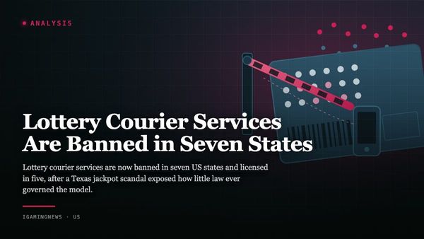 Lottery Courier Services Are Banned in Seven States