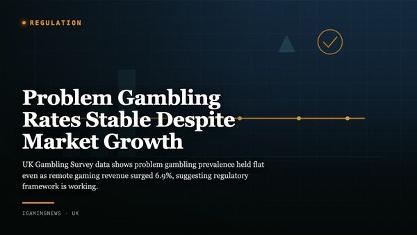 Problem Gambling Rates Stable Despite Market Growth