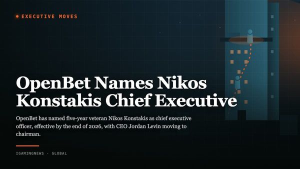 OpenBet Names Nikos Konstakis Chief Executive