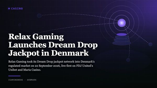Relax Gaming Launches Dream Drop Jackpot in Denmark