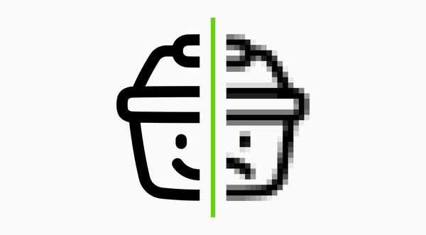 How to resize icons without losing quality