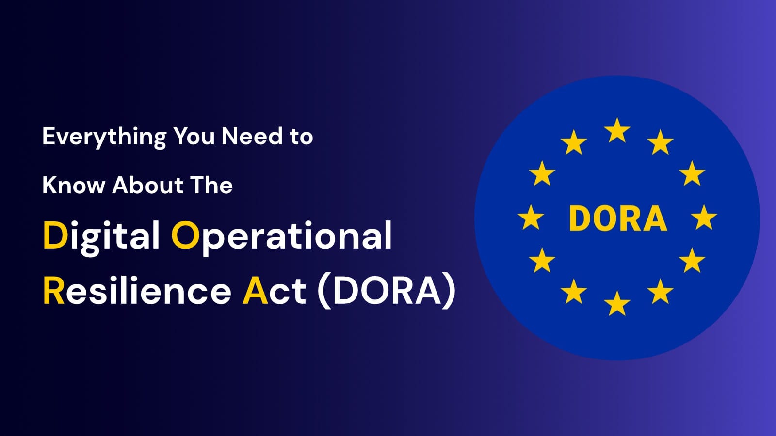 Everything You Need to Know About The Digital Operational Resilience Act (DORA)
