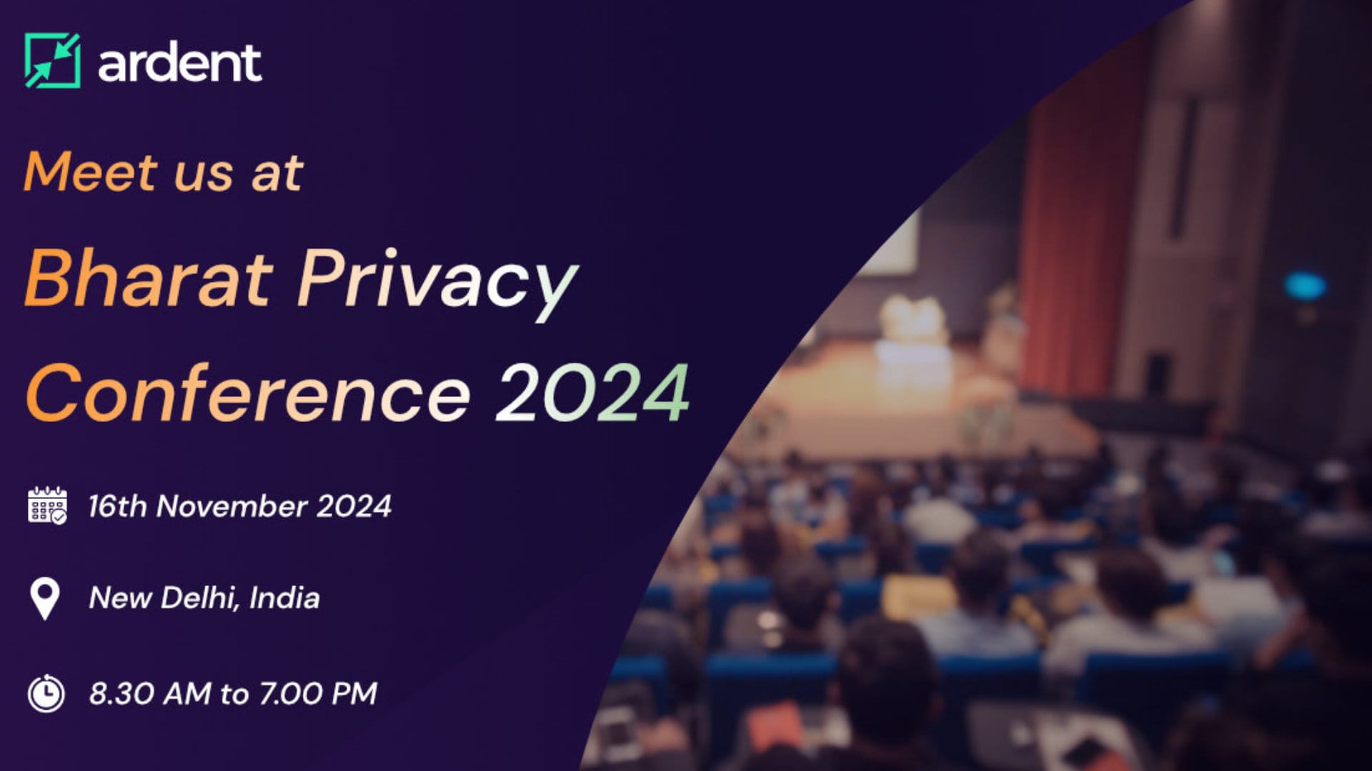 Meet us at Bharat Privacy Conference 2024!