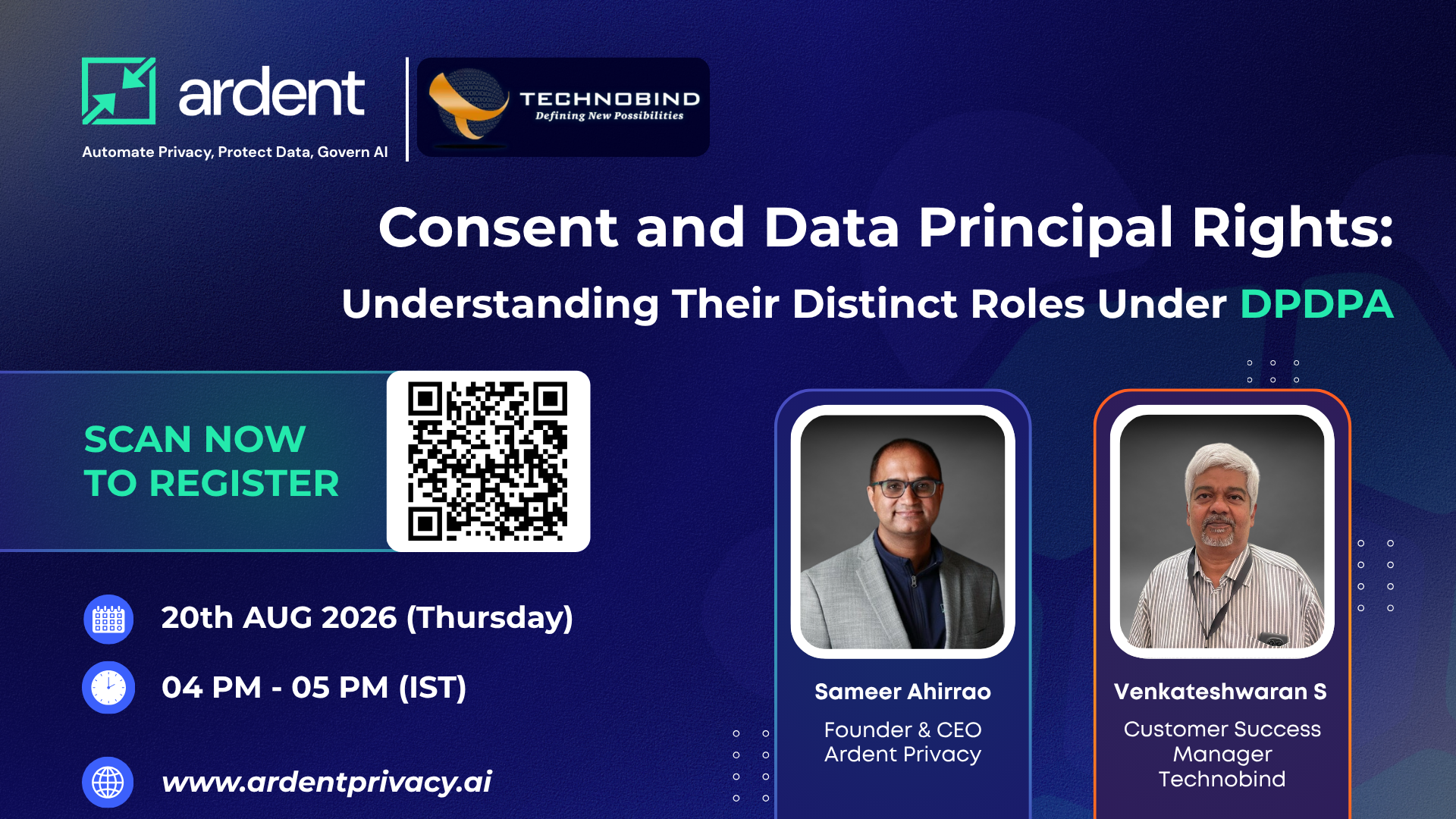 Webinar | Consent and Data Principal Rights: Two Distinct Pillars of DPDPA Compliance