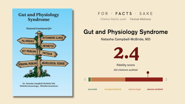 Science Check: Gut and Physiology Syndrome by Natasha Campbell-McBride