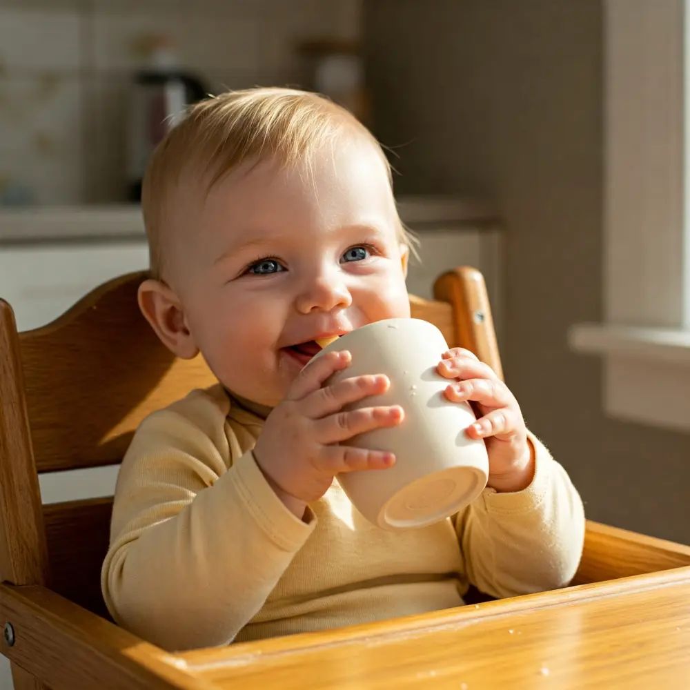 Jak naučit dítě pít z otevřeného hrnečku? Průvodce krok za krokem podle solidstarts.com