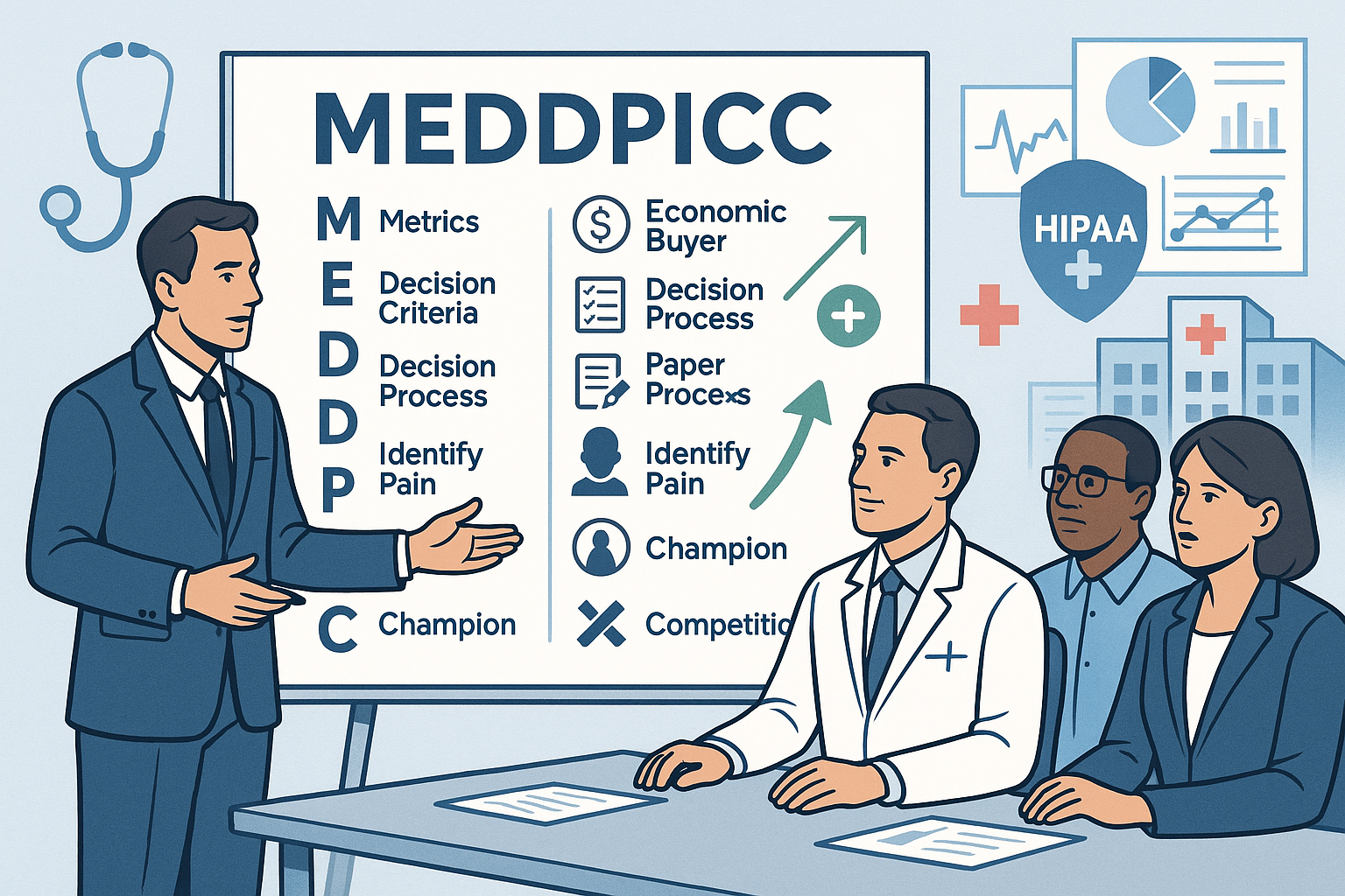 MEDDPICC Sales Methodology Guide for Health Tech Companies