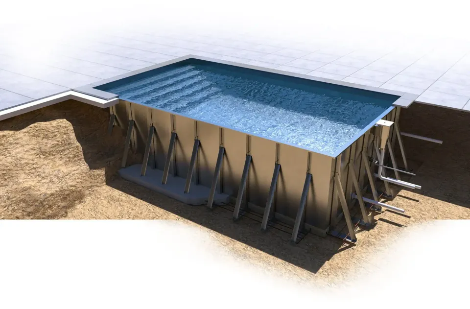 Myrtha Pools ou béton : quelle technologie choisir pour une piscine au Maroc ?