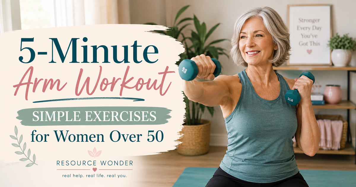 5-Minute Arm Workout for Women Over 50: Simple Exercises to Stay Strong