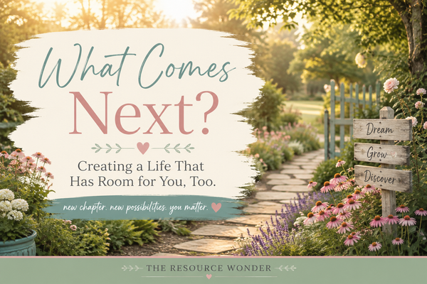 Garden path representing a new chapter in life and discovering new possibilities.