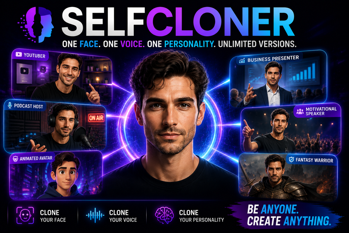 🚨 The first AI that clones all  three at once