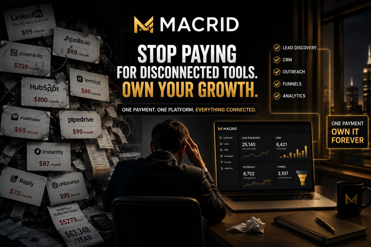 The lead gen math nobody runs (and the engine that fixes it)