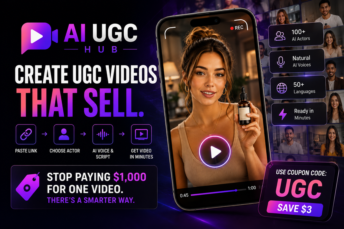 🔥 UGC Creators Charge $1,000 Per Video… This AI Does It In 60s
