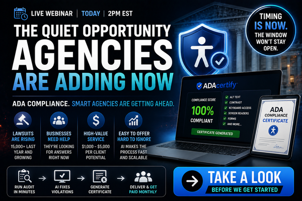 LIVE TODAY @ 2 PM EST; An emerging service category worth exploring