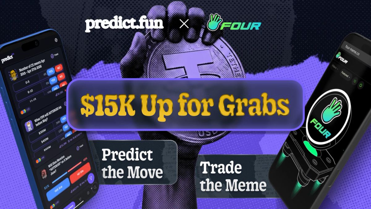 $15,000 Up for Grabs in Four.Meme x Predict Activity