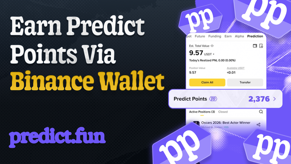 Earn Predict Points Directly Via the Binance and Binance Wallet Apps