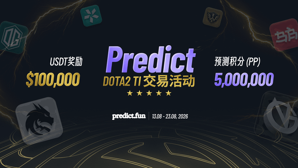 Dota 2 国际邀请赛：100,000 USDT 奖池等你来赢