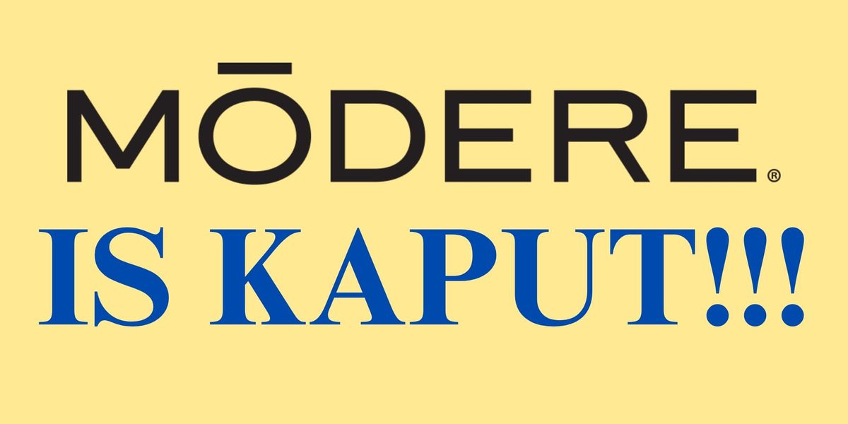 Long-time Utah MLM Firm, Modere, Shutters its Business, Surprising Employees, Vendors, "Social Marketers," and Customers Alike