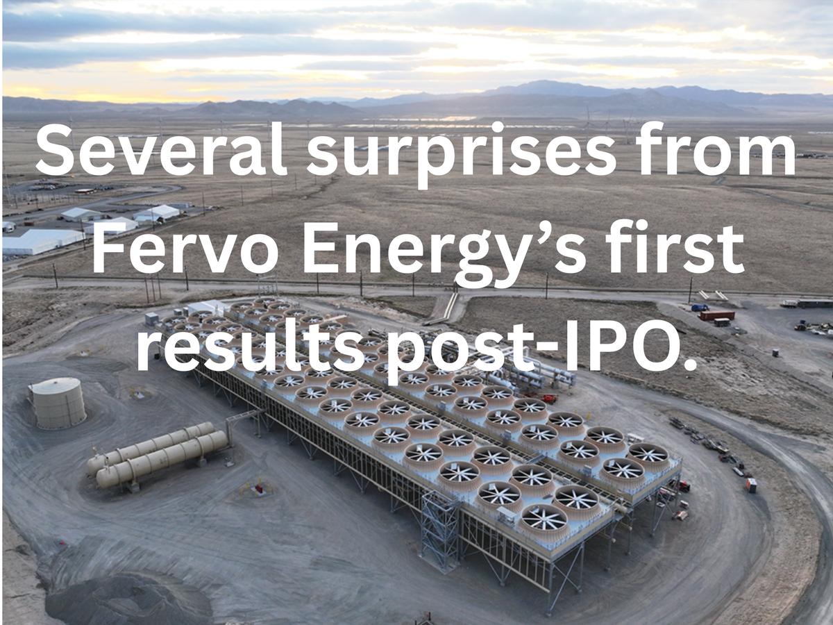 What Fervo Energy’s First Results Post-IPO Actually Tell us about Utah's Energy Ecosystem