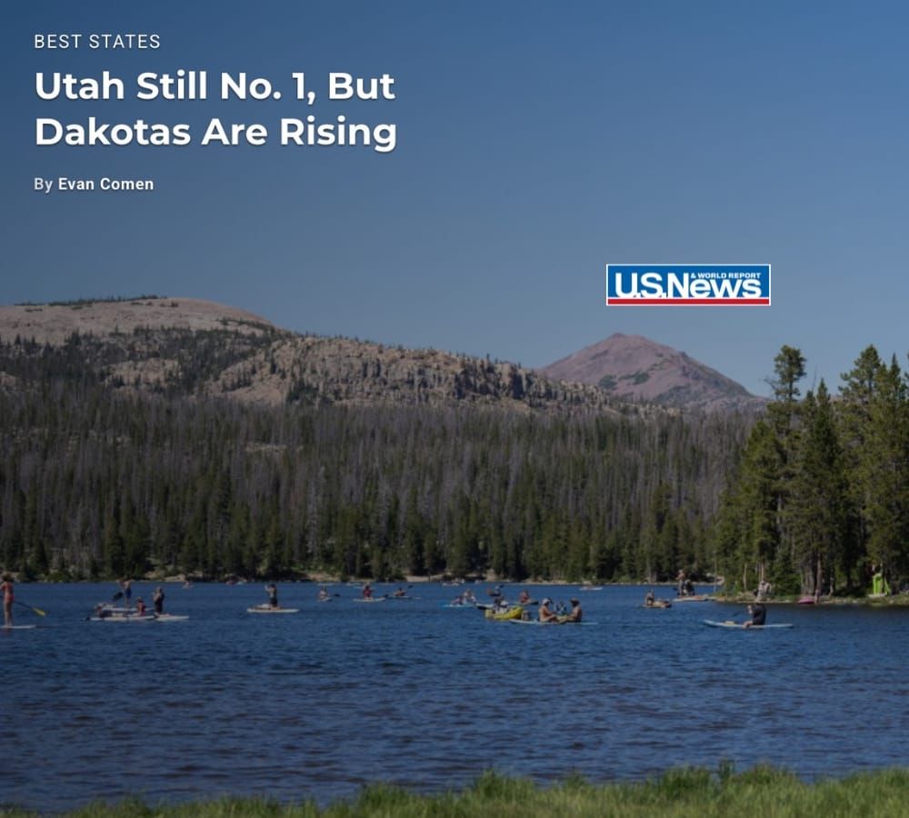 NEWS BRIEF: Utah "Wins" Best State in America for 4th Year in a Row, a New Record from U.S. News & World Report