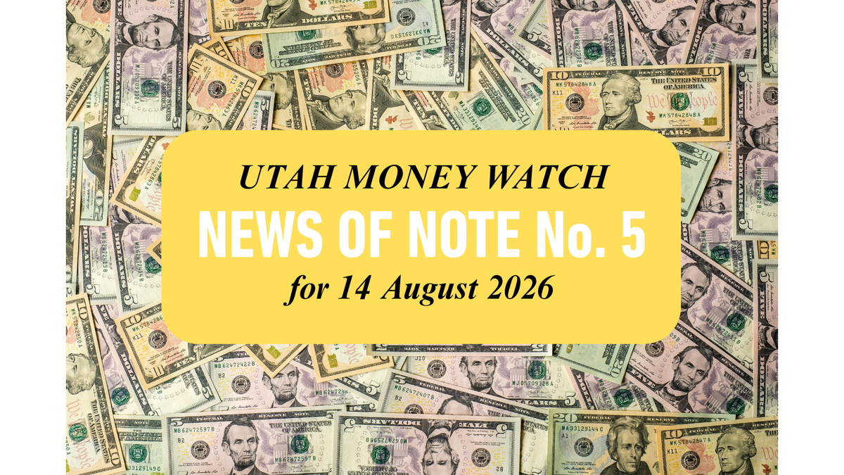 NEWS OF NOTE No. 5 — Carlyle Acquires a Utah Defense-Tech Firm, College Football, a National Bank Moves its Headquarters to Utah, Plus Executive Moves Across Higher Education, Manufacturing, Venture Capital and More