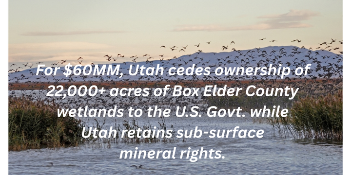 Utah Ends 98-Year Federal Land Dispute With a $60 Million Settlement, But it Retains Mineral Rights in the Process