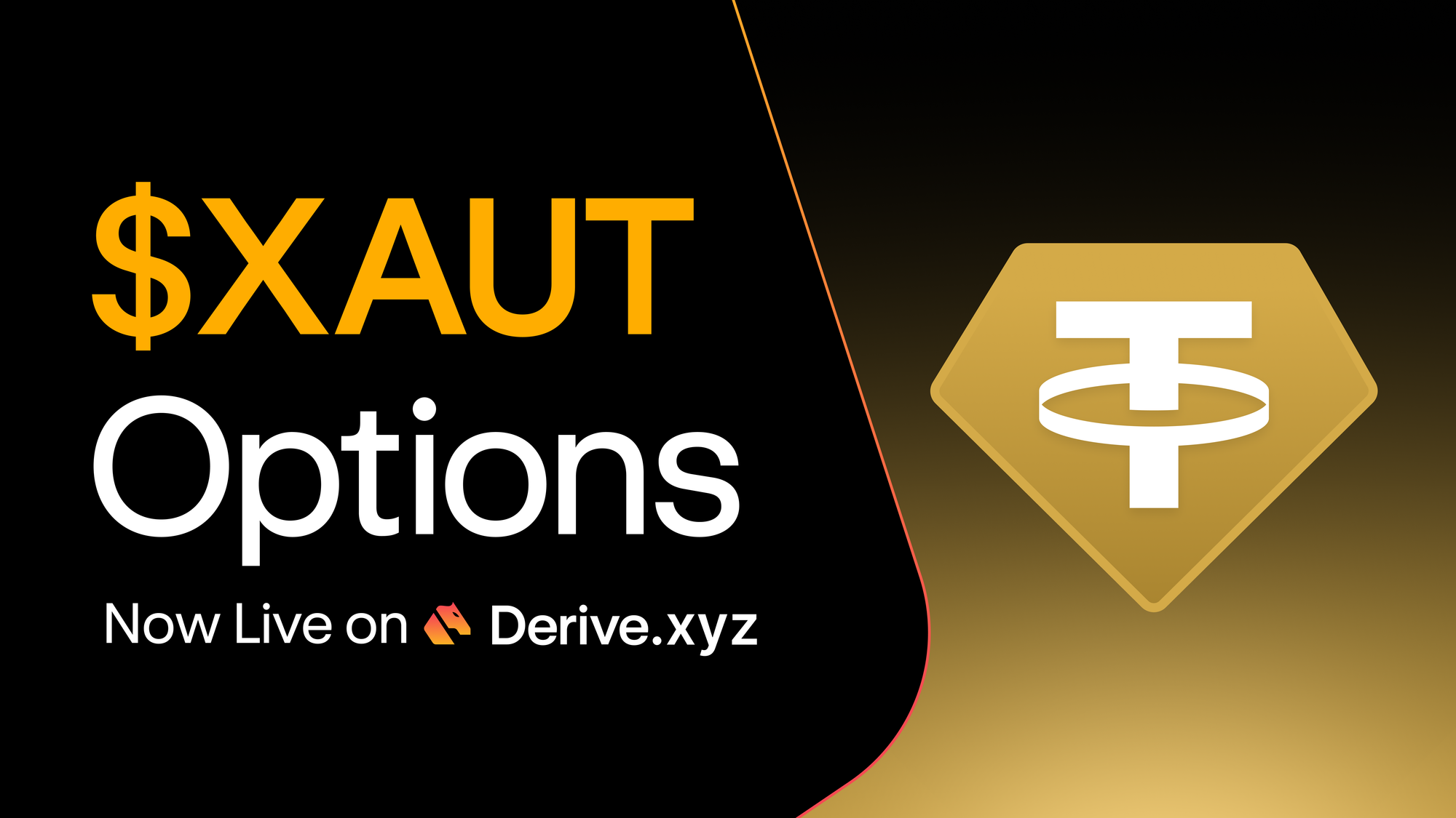 XAUT Options Are Live on Derive