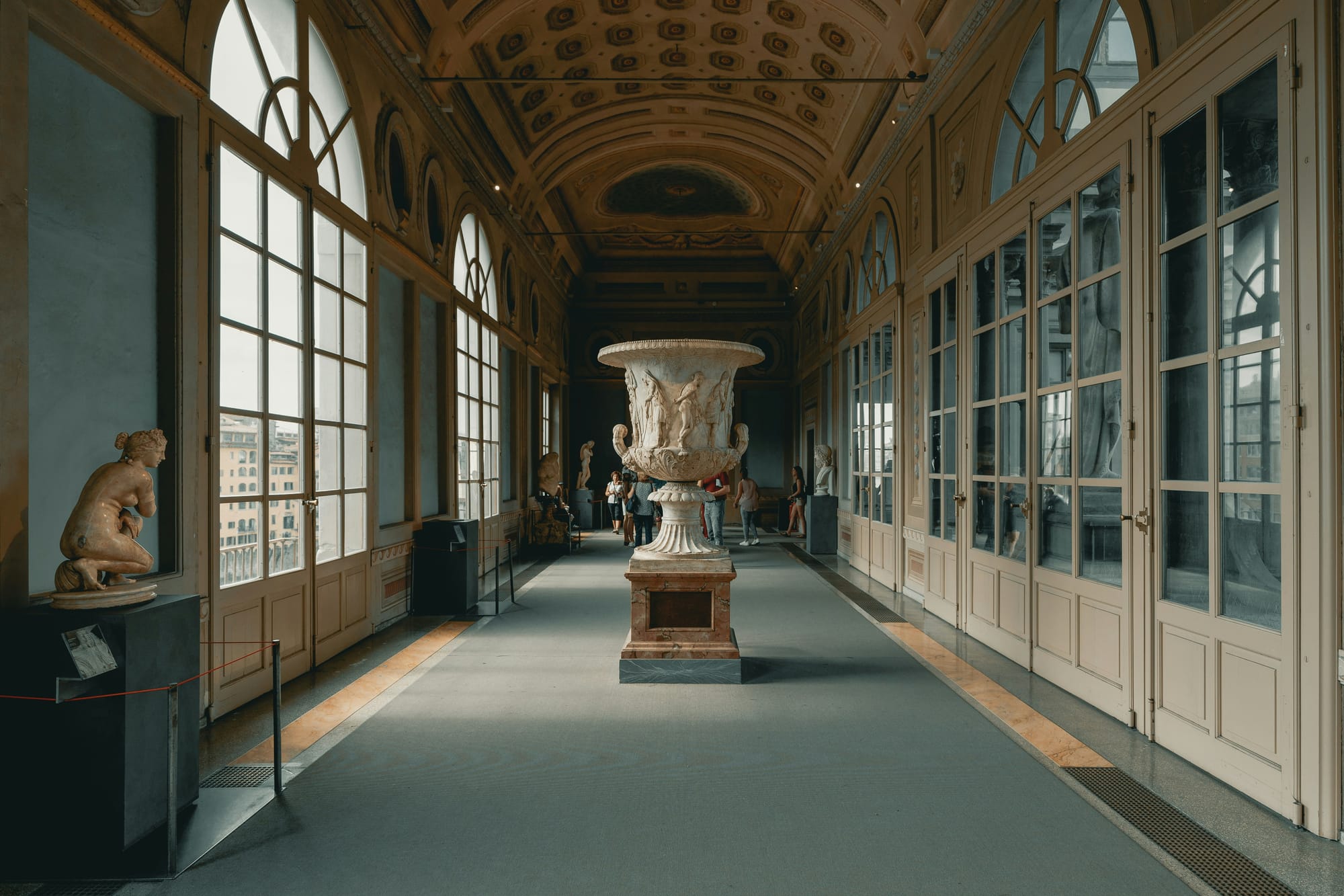 Inside one of Florence's most iconic museums.