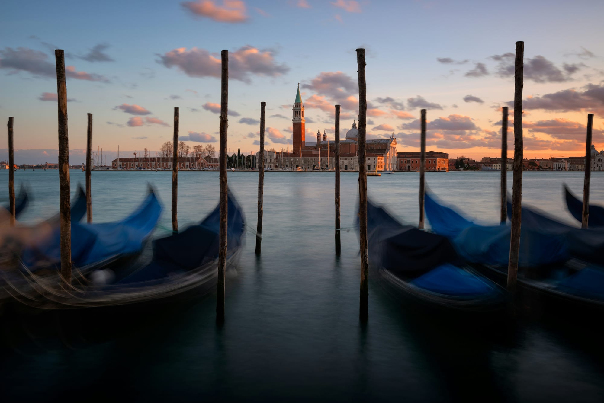 The magic of Venice at dusk, when the city's beauty is at its best.