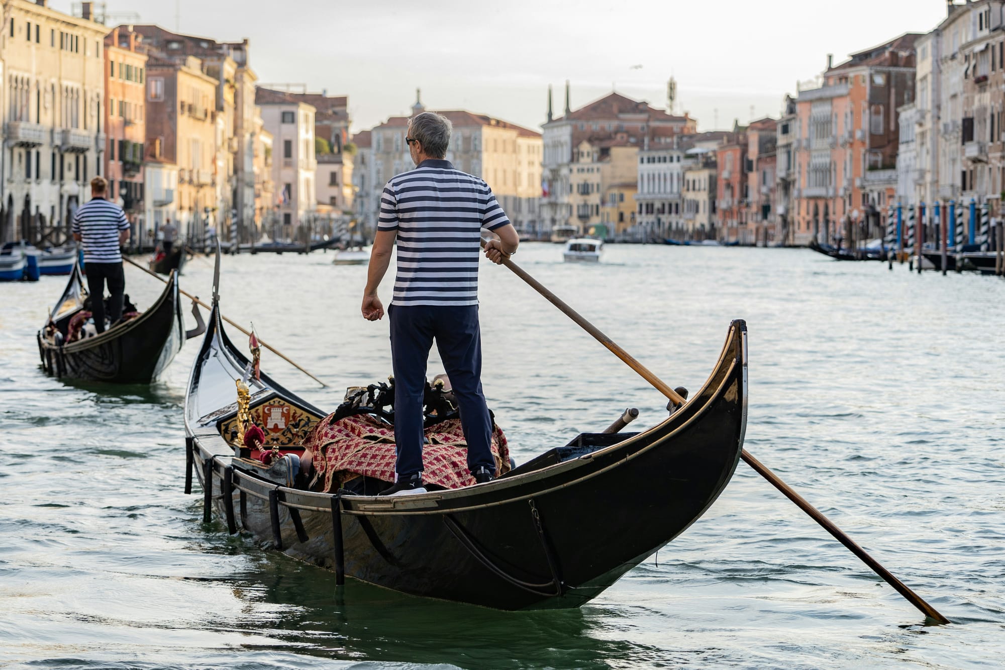 An authentic gondola experience in a Venice canal, away from the crowds.