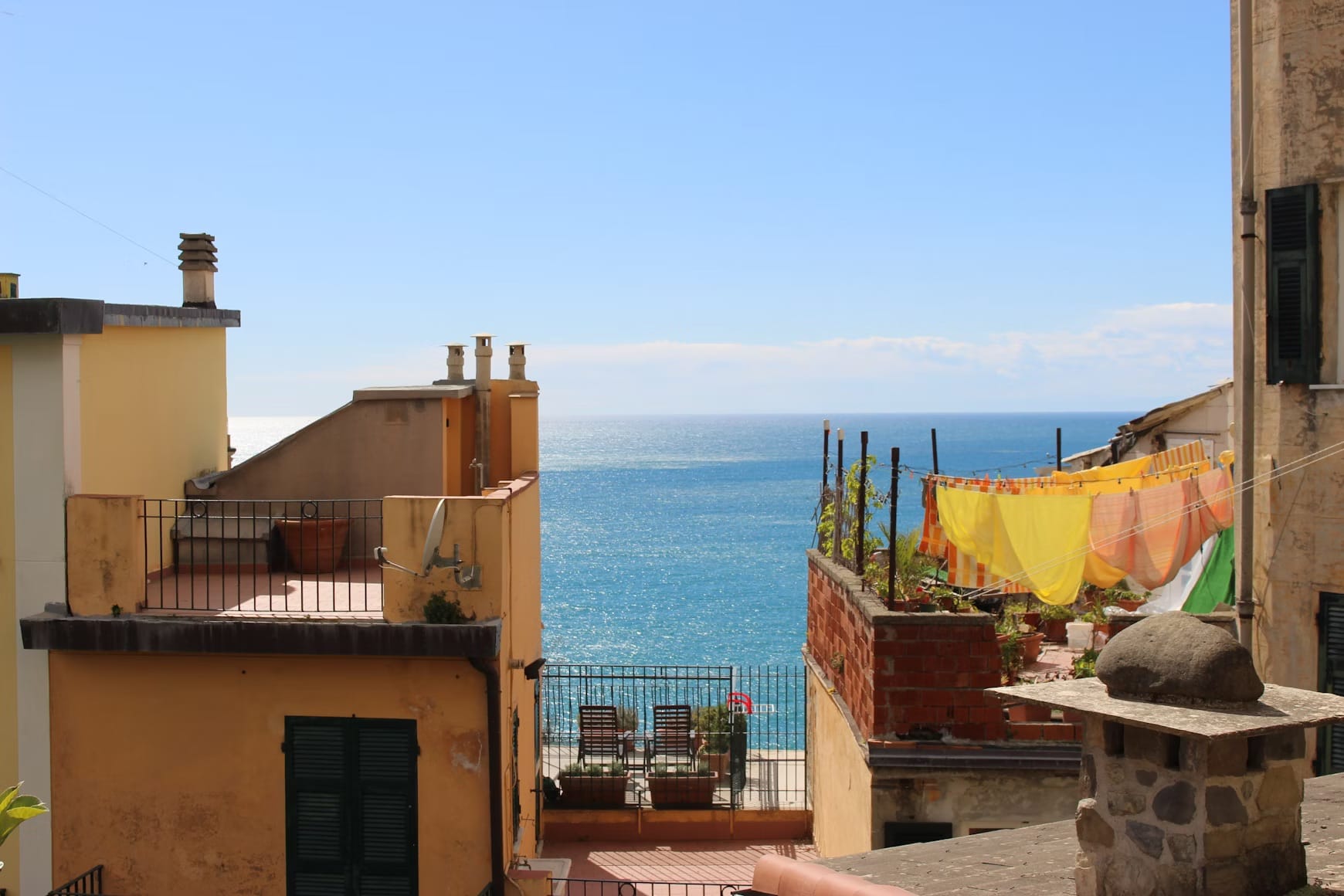 An enchanting view of the&nbsp;Sea&nbsp;of Liguria&nbsp;in Italy.