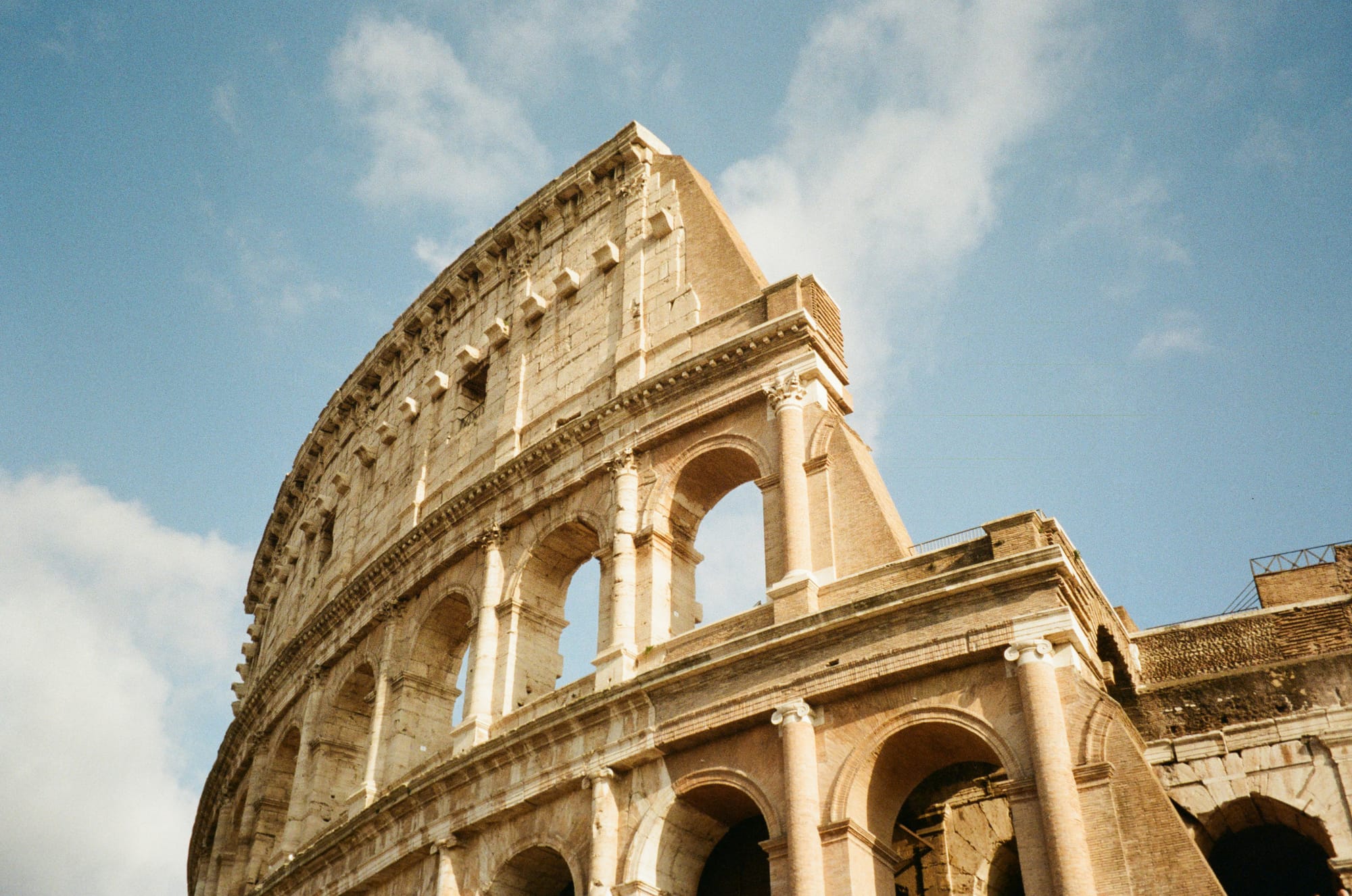 The Colosseum in Rome is an iconic image of Italy.