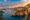 Sunset over the Tyrrhenian coast of Calabria near San Nicola Arcella, Southern Italy