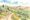 Friars in undyed tunics walking a country road through olive groves toward hill towns, the first companions of Francis