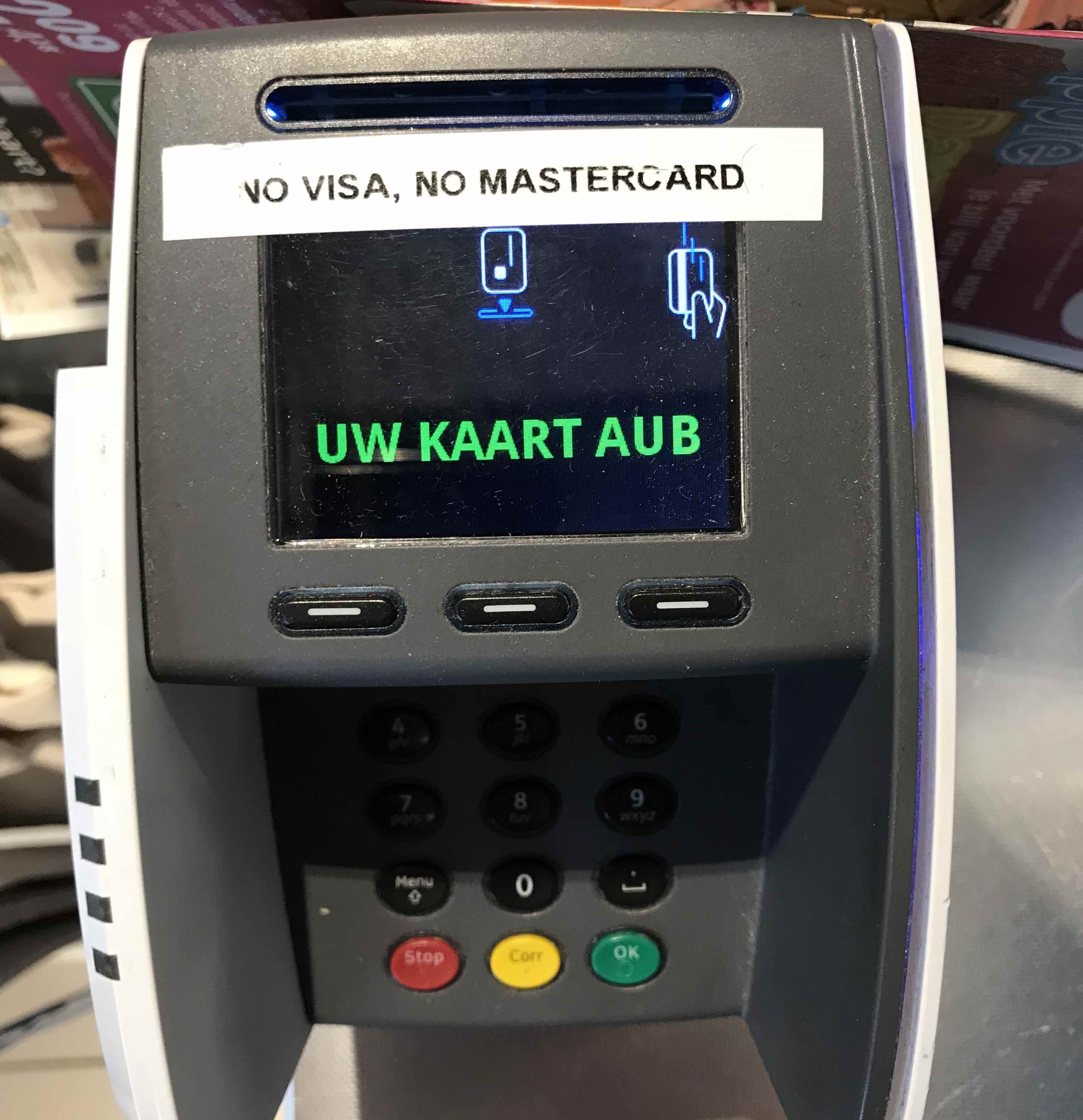 Wees welkom, en gebruik je Nederlandse kaart, lieve toerist