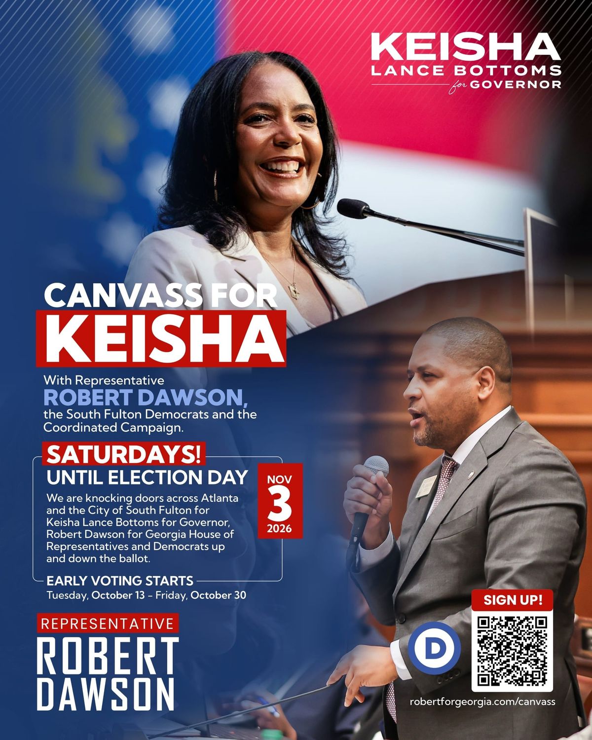 Canvass for Keisha