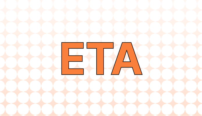 ETA 뜻과 예시