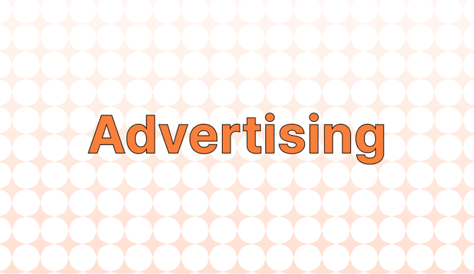 Advertising 뜻과 예시