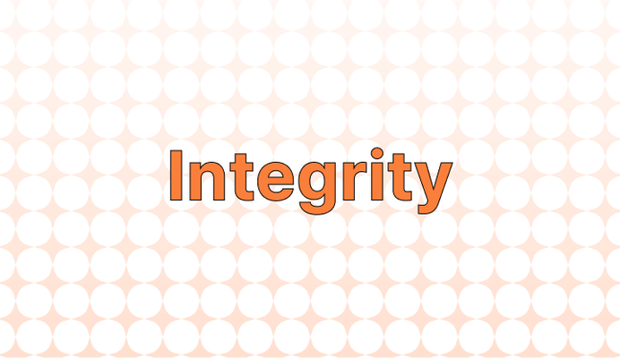 Integrity 뜻과 예시