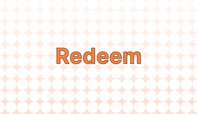 Redeem 뜻과 예시