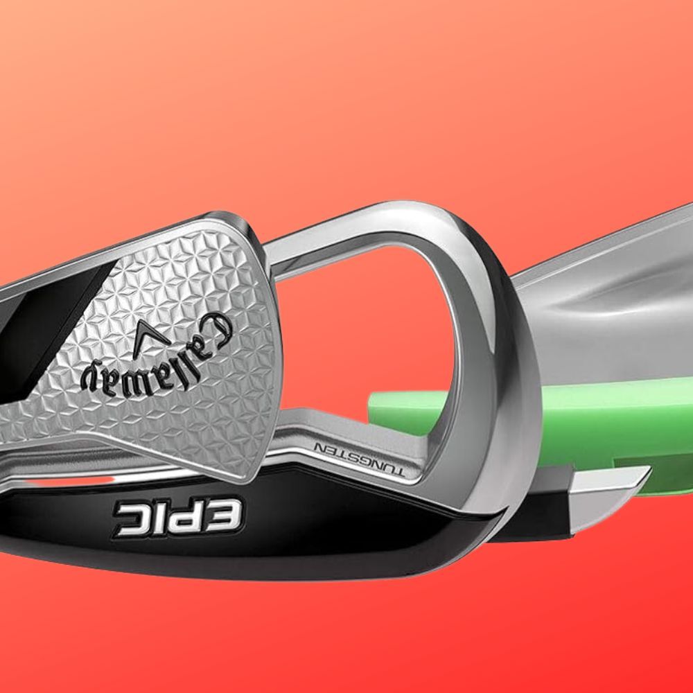 A picture of Callaway Epic Forged Irons with loft angles and shaft options