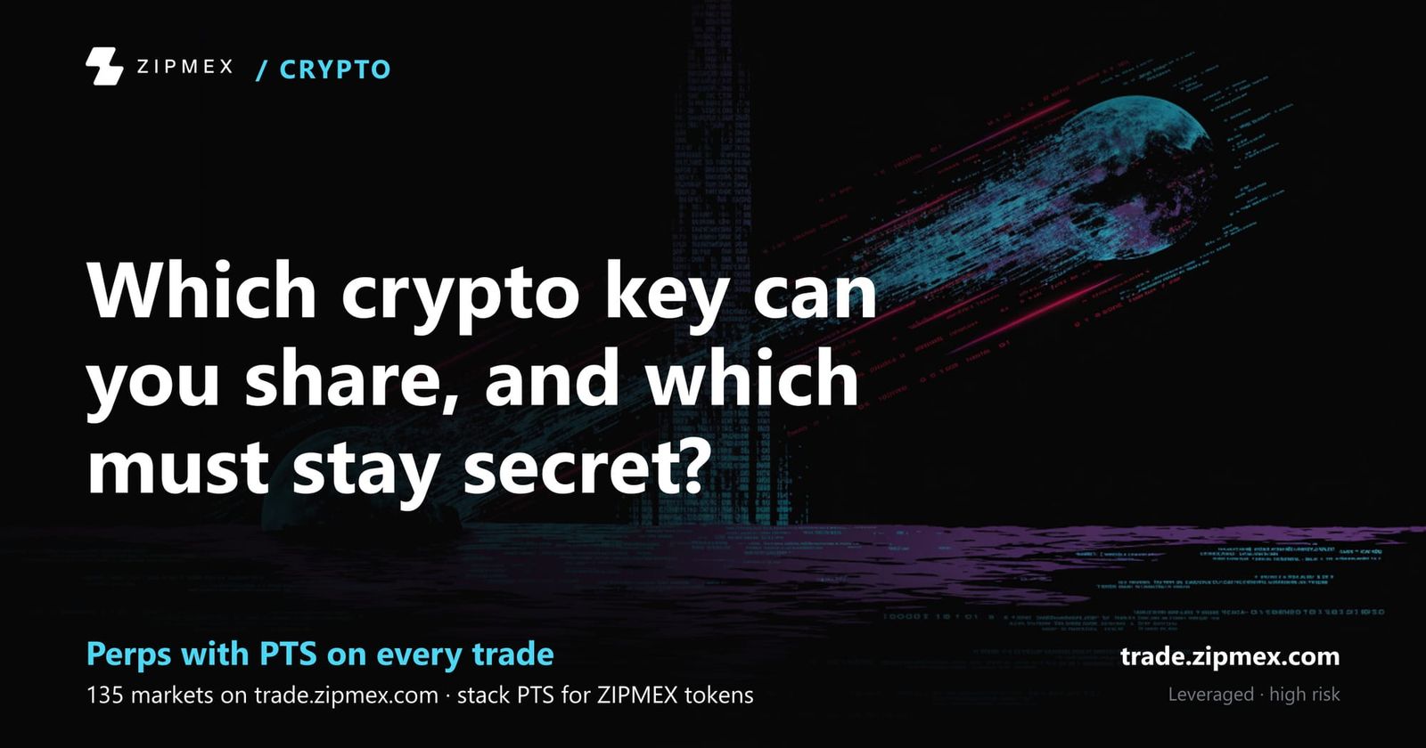 Public keys let crypto arrive; private keys sign and spend it