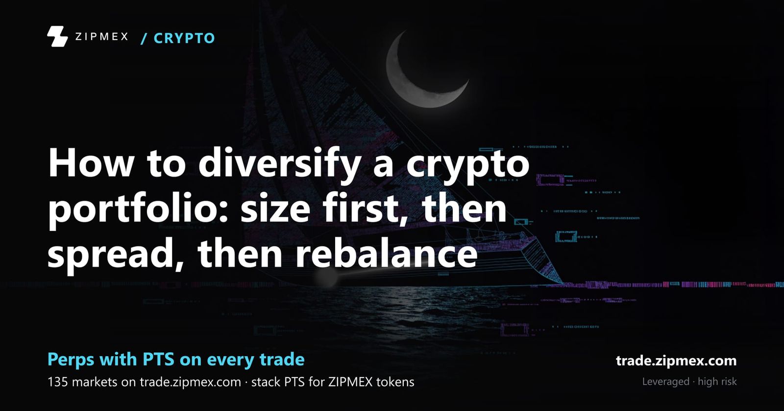 How to diversify a crypto portfolio: size first, then spread, then rebalance