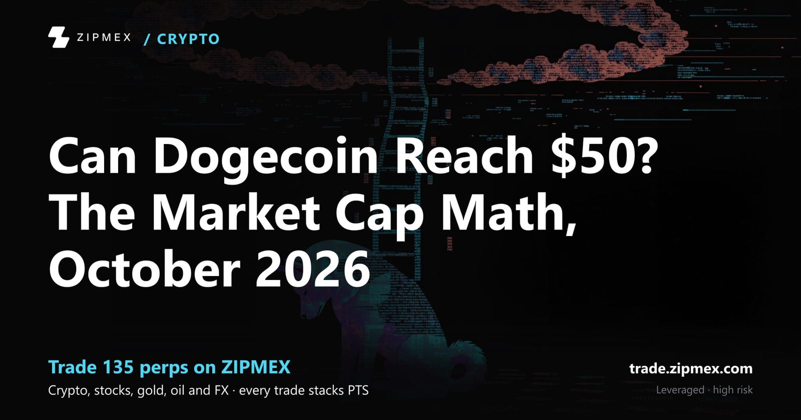 Can Dogecoin Reach $50? The Market Cap Math, October 2026