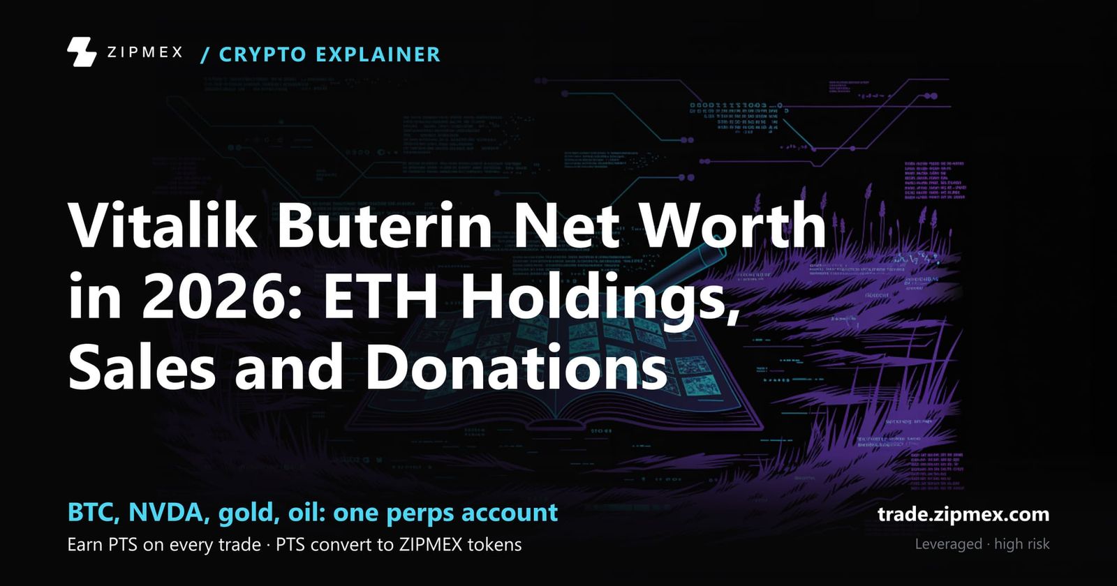 Vitalik Buterin Net Worth in 2026: ETH Holdings, Sales and Donations