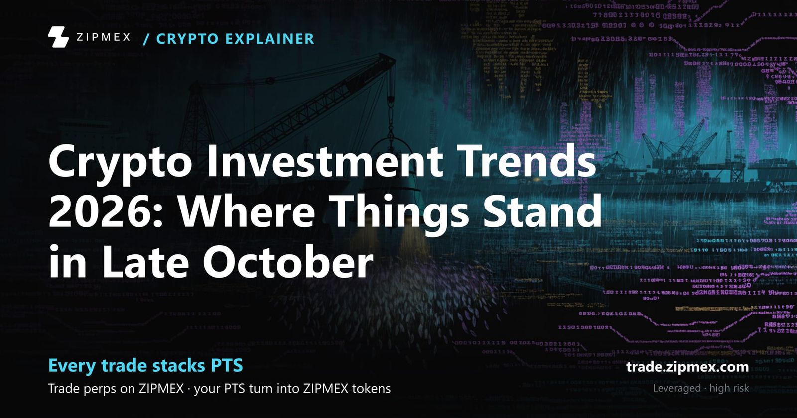 Crypto Investment Trends 2026: Where Things Stand in Late October