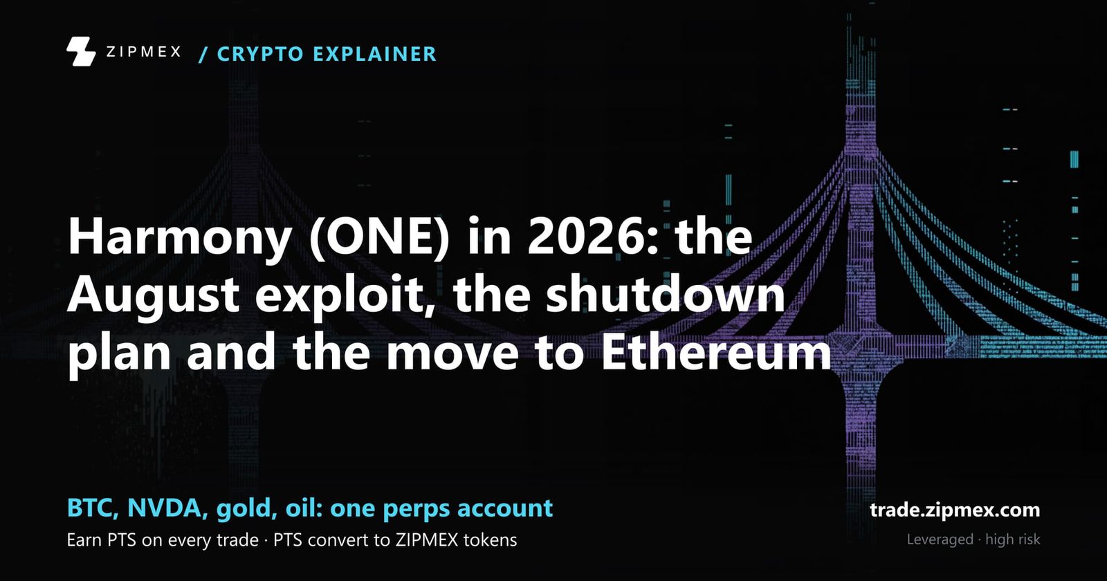 Harmony (ONE) in 2026: the August exploit, the shutdown plan and the move to Ethereum