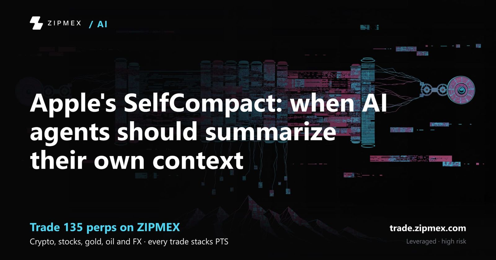 Apple's SelfCompact: when AI agents should summarize their own context